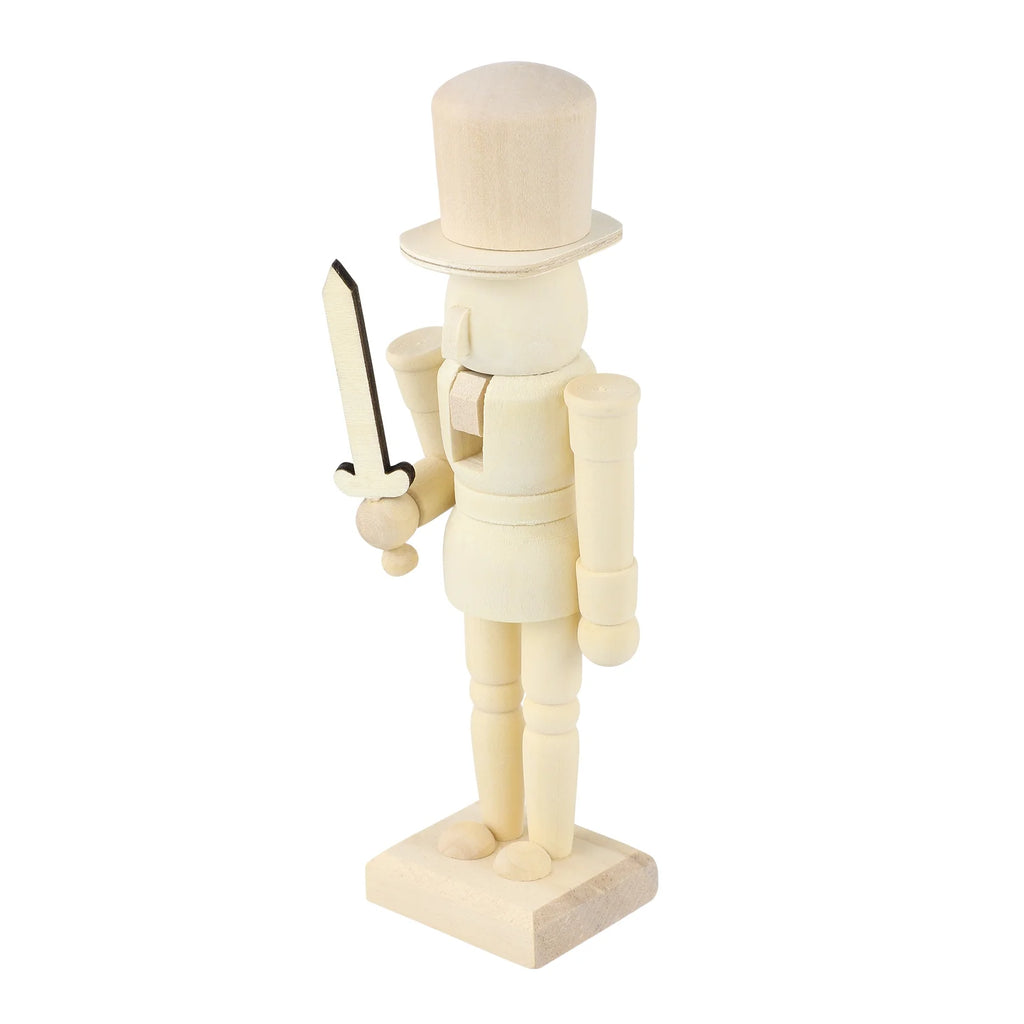 Unpainted Wooden Nutcracker Soldier D268725