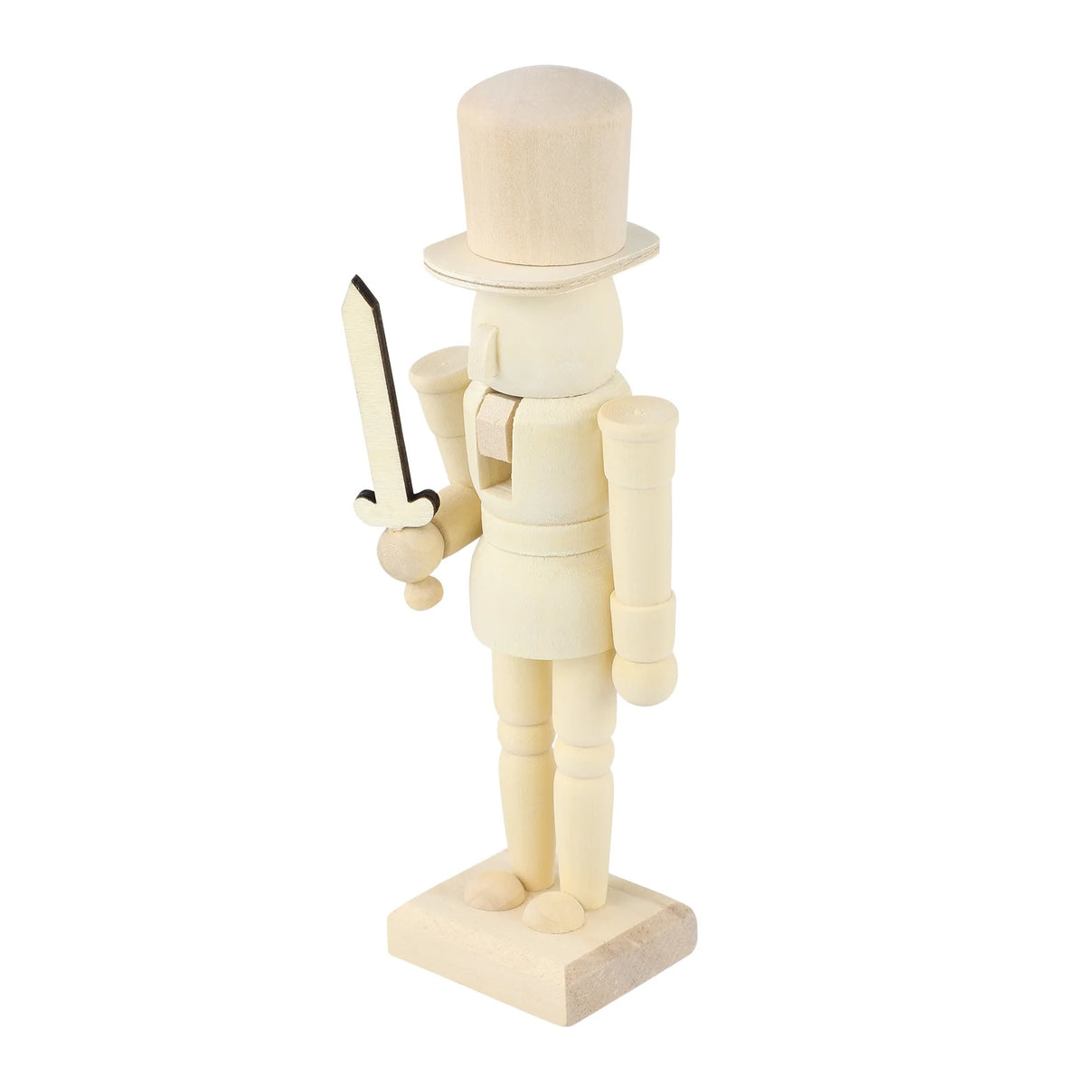 Unpainted Wooden Nutcracker Soldier D268725