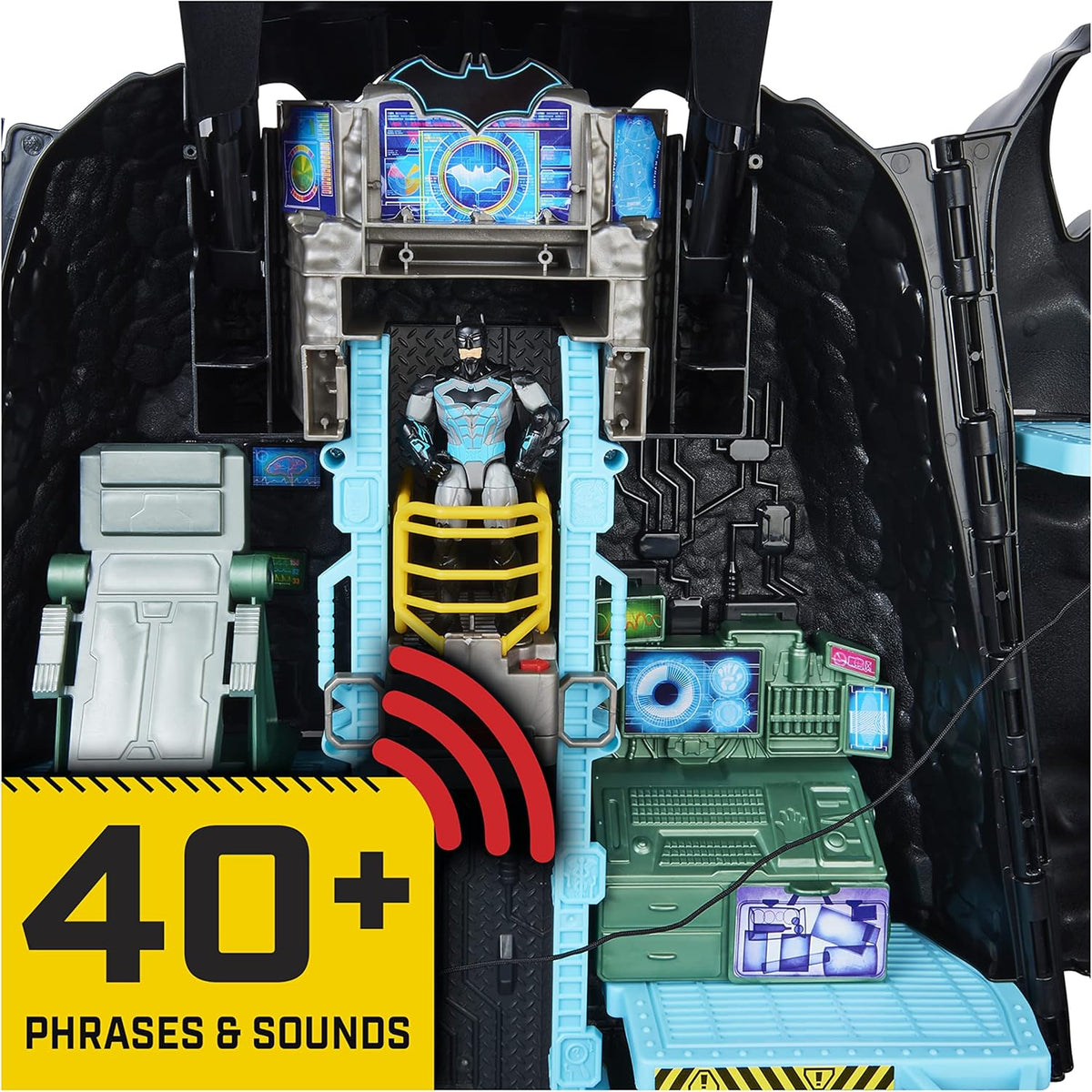 Batman Bat-Tech Batcave Giant Transforming Playset with 4” Batman Figure Y2119