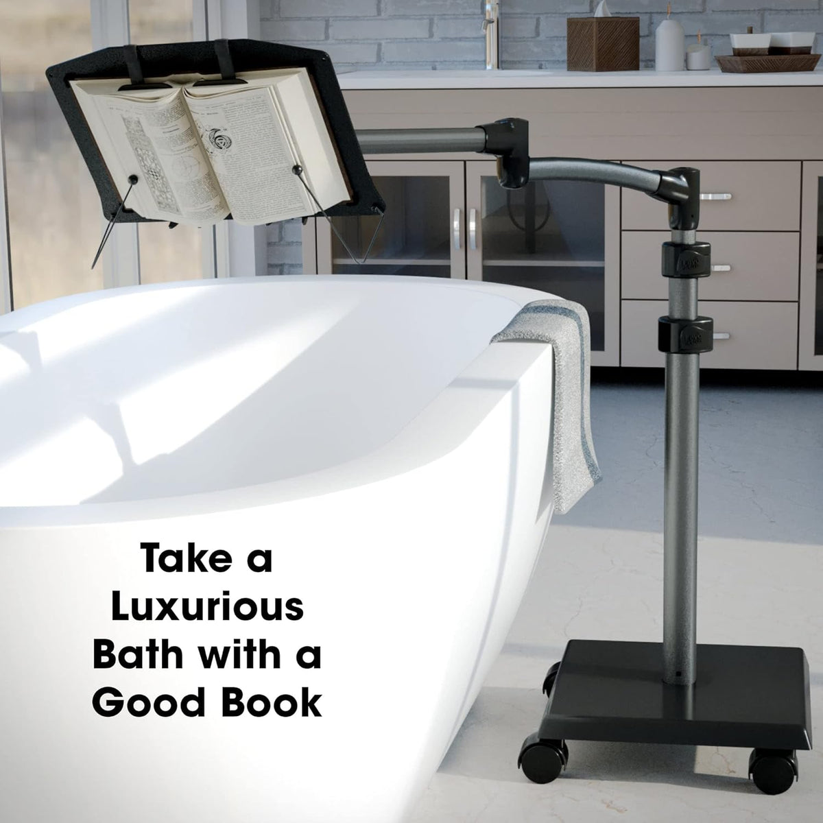 Rolling Bookholder Floor Stand Cart X8903