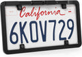 Ultra Slim Full-Frame License Plate Backup Camera with Active Parking Lines (Black) J1207