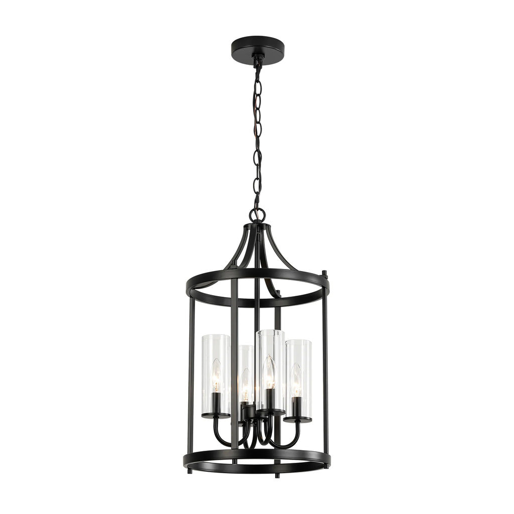 4-Light Rectangle Farmhouse Chandelier U39069