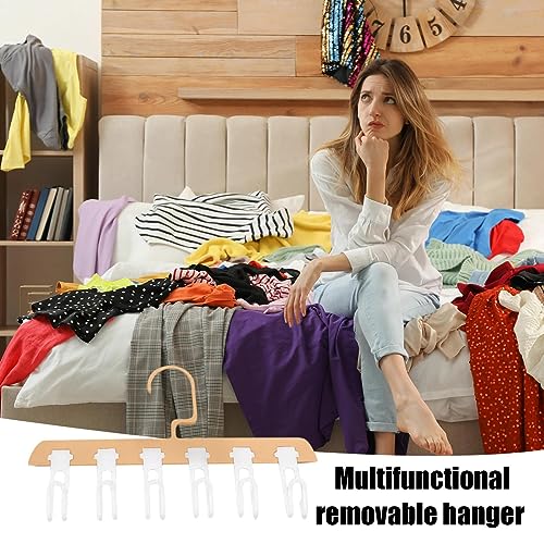 6 Slots PVC Clothes Hangers D81253