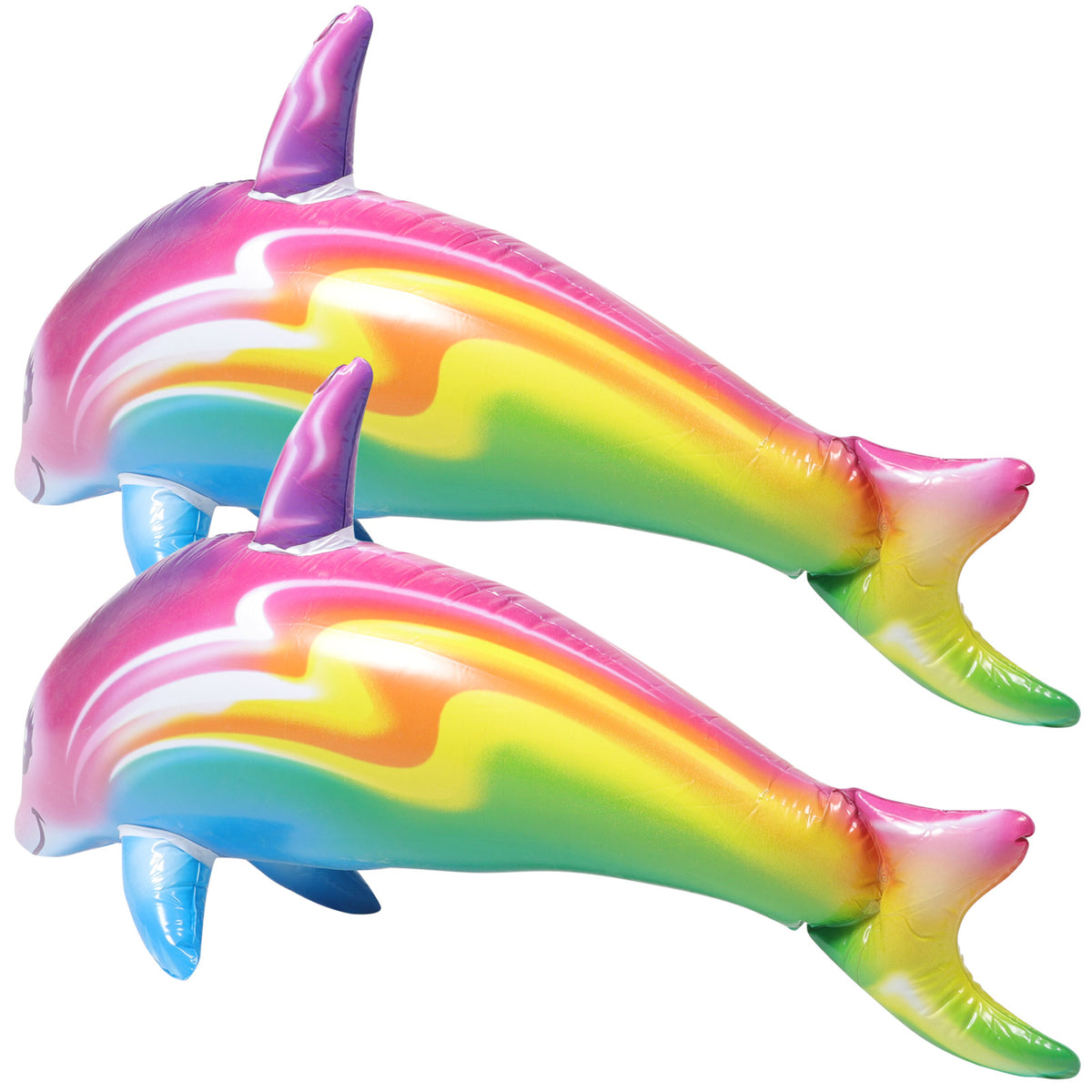 2pcs Big Inflatable Dolphin Toys K1281