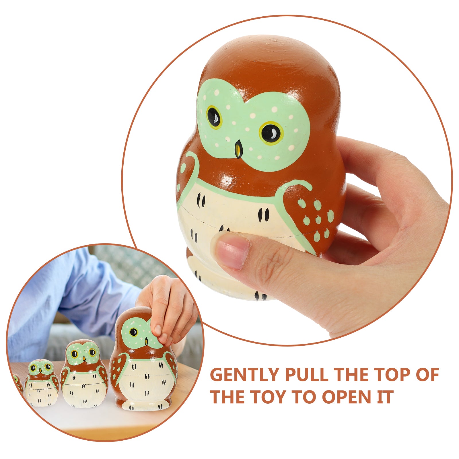 Stacking Dolls Russian Matryoshka Dolls Cartoon Dolls for Kids J28086