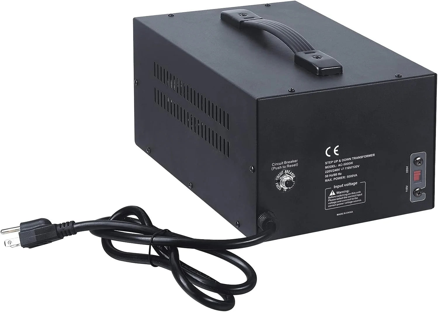 Step Up/Down Voltage Converter Transformer 5000 Watts Y175