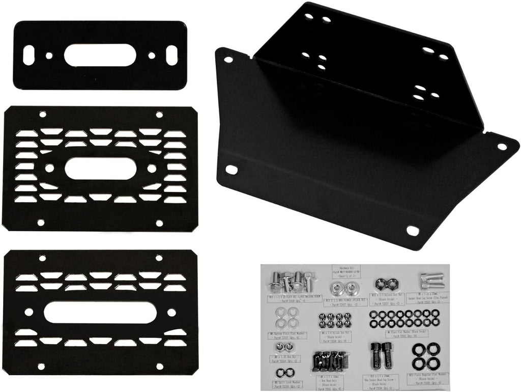 Black Ops Winch with Heavy Duty Winch Mounting Plate O38046