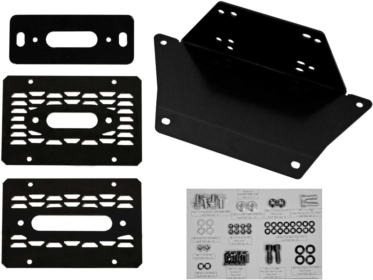 Black Ops Winch with Heavy Duty Winch Mounting Plate O38046