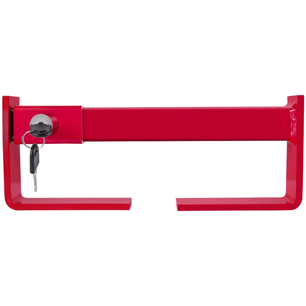 Red Powder-Coated Semi Truck Door Lock with 2 Keys D63445