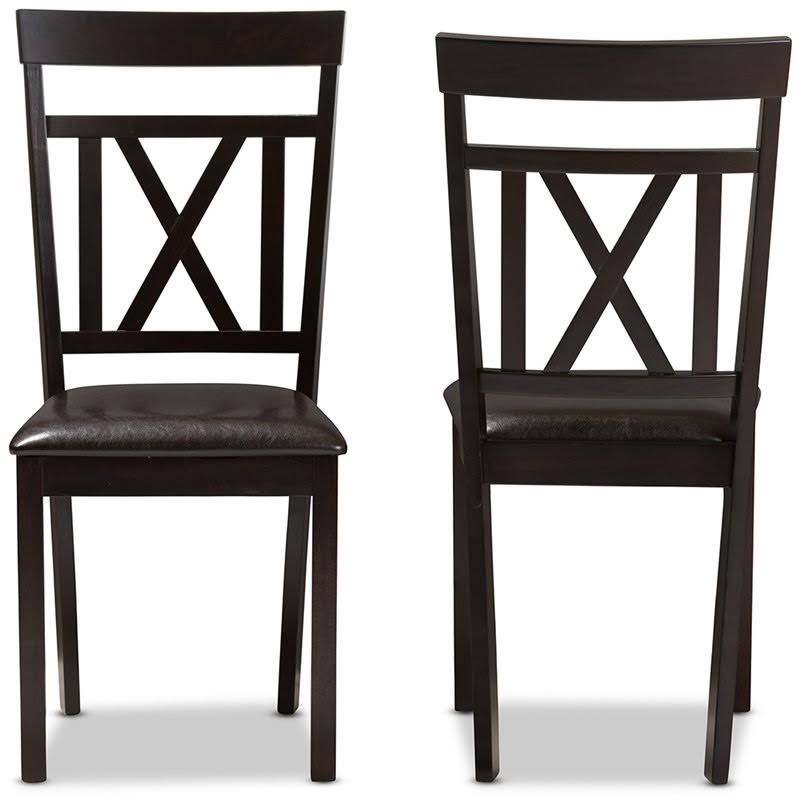 Brown Dining Side Chair (Set of 2) F854