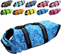 Blue Reflective Stripes Dog Life Jacket A583