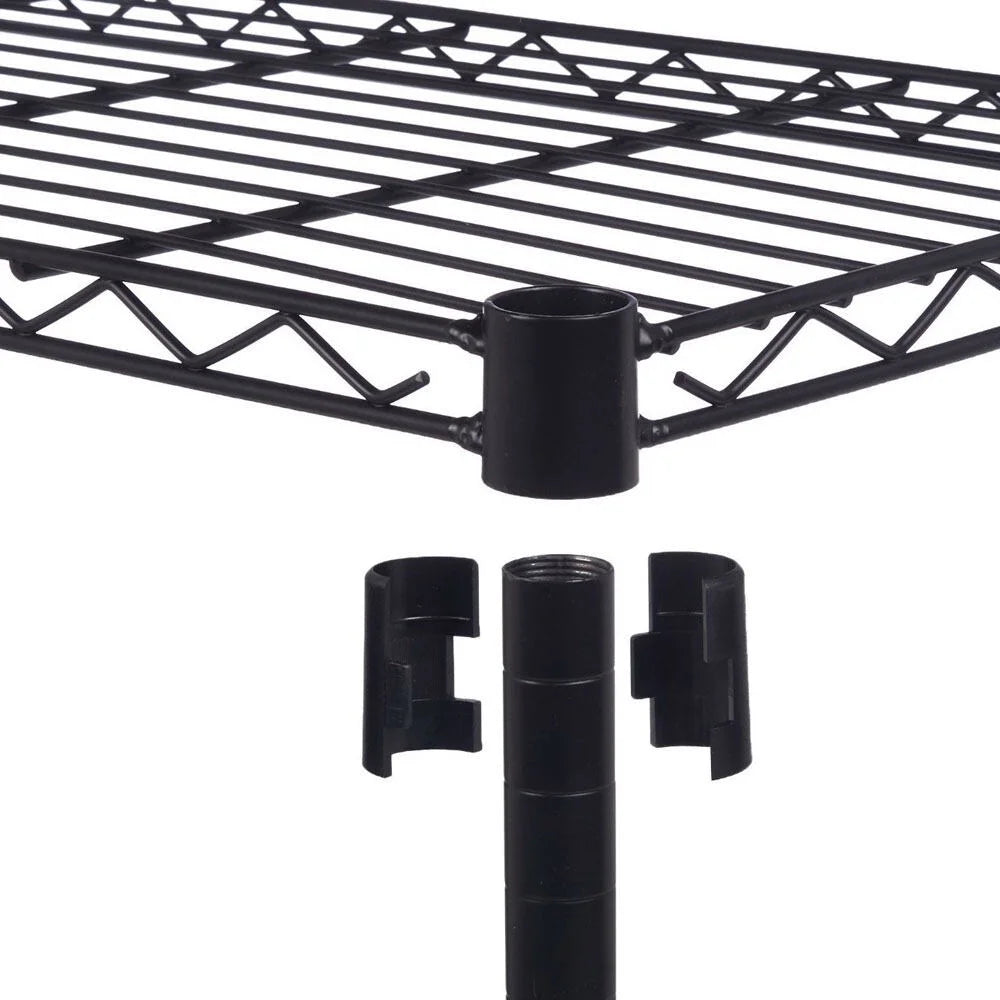 Black Steel Storage Rack S446810