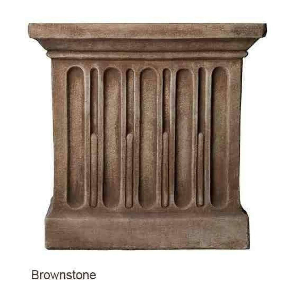Aged Limestone Standing Lotus Buddha Y49325