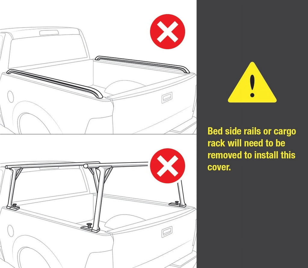 Soft Roll-up Truck Bed Tonneau Cover for 6'7" Bed D78127