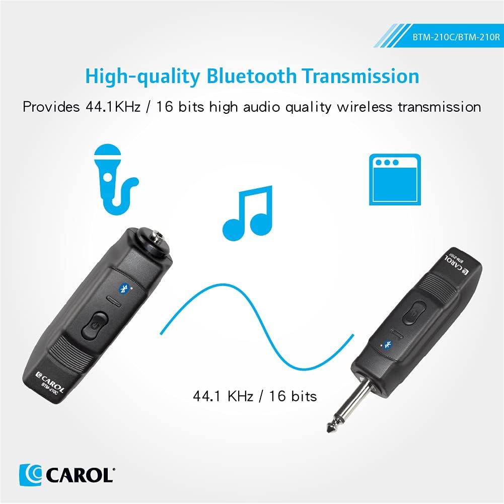 Plug-on Microphone Wireless System with Bluetooth Wireless Transmission D716