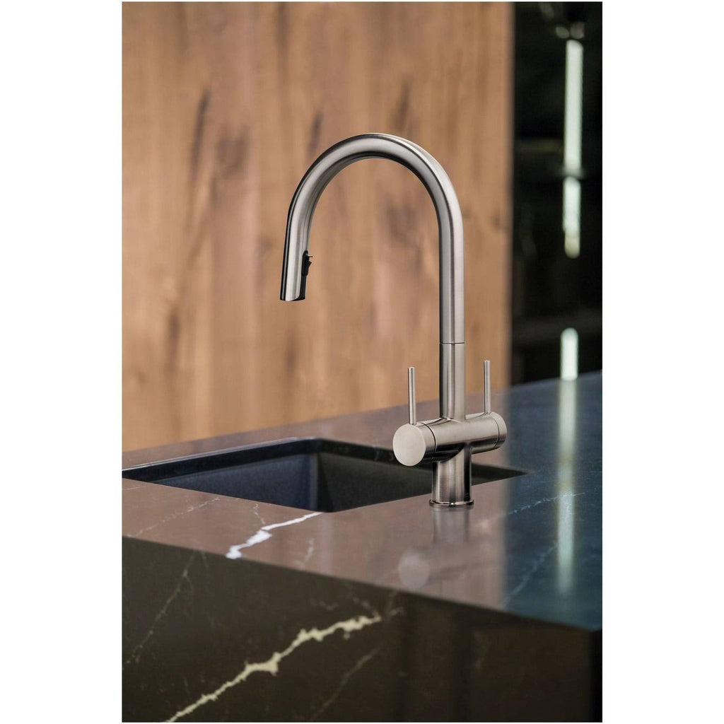 Chrome Kitchen Faucet with Spray O8325