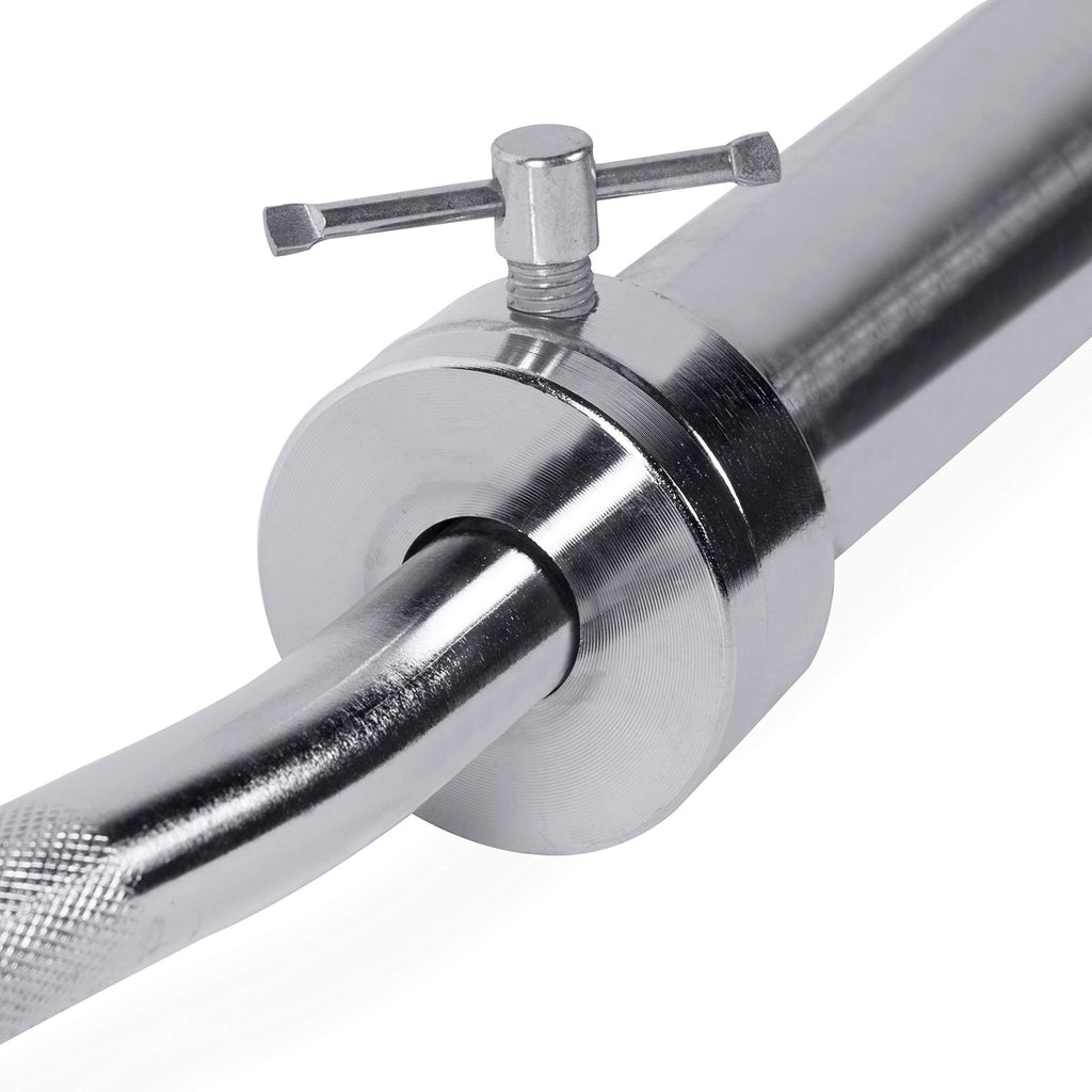 Chrome Olympic Super Curl Bar X96505