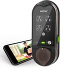 Venetian Bronze Smart Deadbolt with Fingerprint, Wi-Fi, Camera G69583