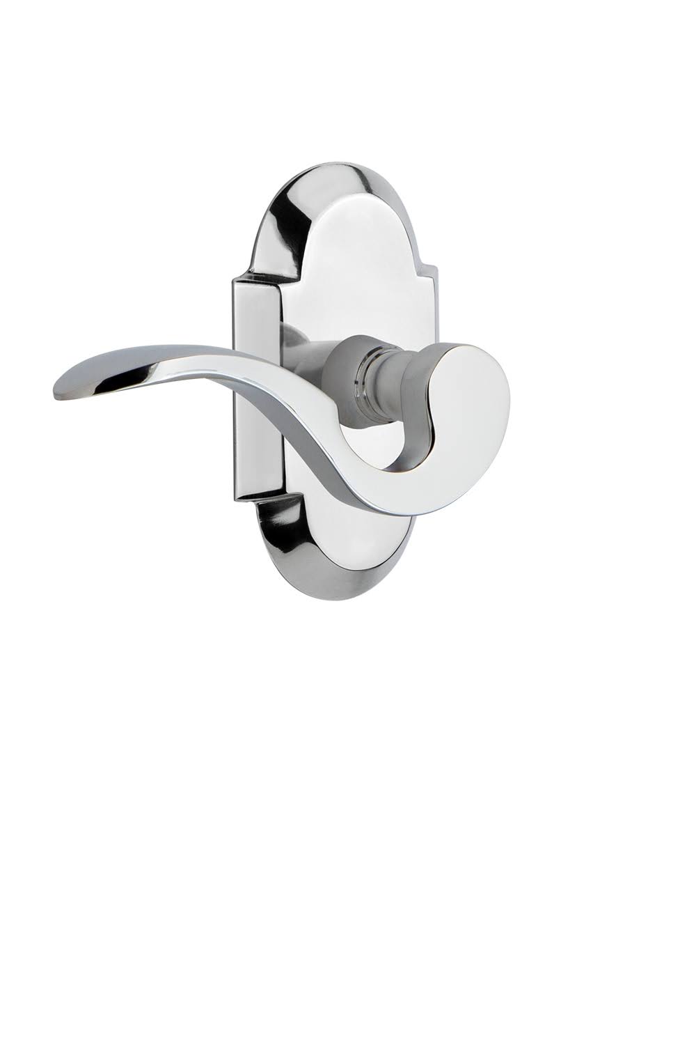 Manor Left Handed Passage Door Lever Bright Chrome F372