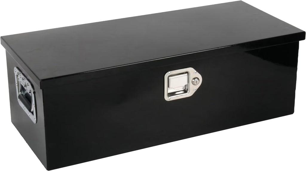 Black Aluminium Tool Box with Lock L6230