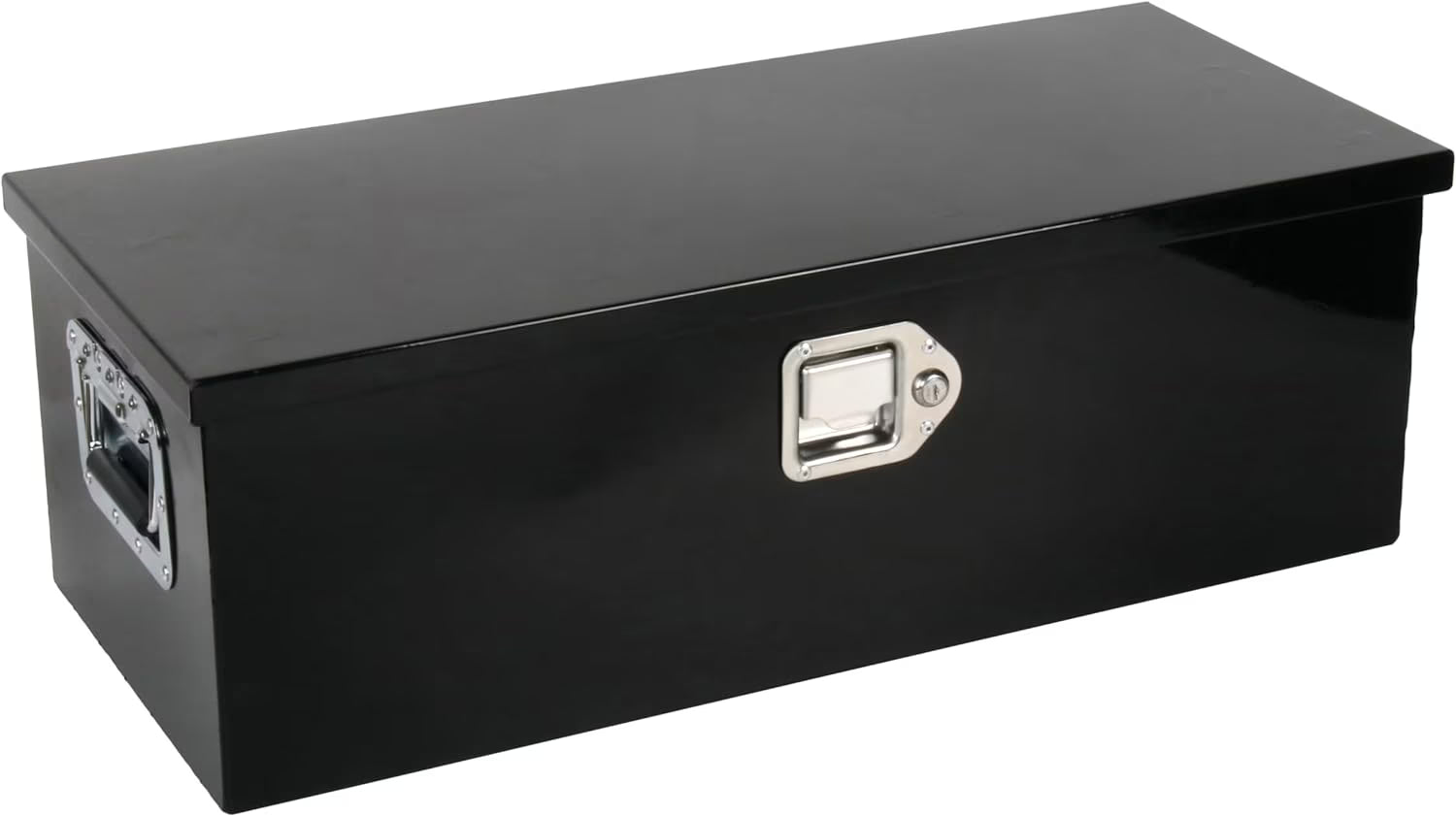 Black Aluminium Tool Box with Lock L6230