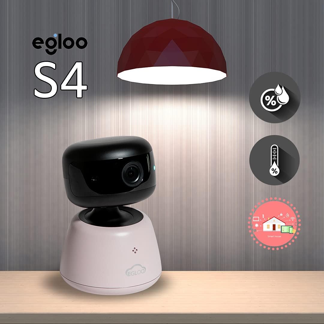 1080P Wi-Fi Smart Home Security Camera with Temperature Humidity Monitor and IR Night Vision I345385
