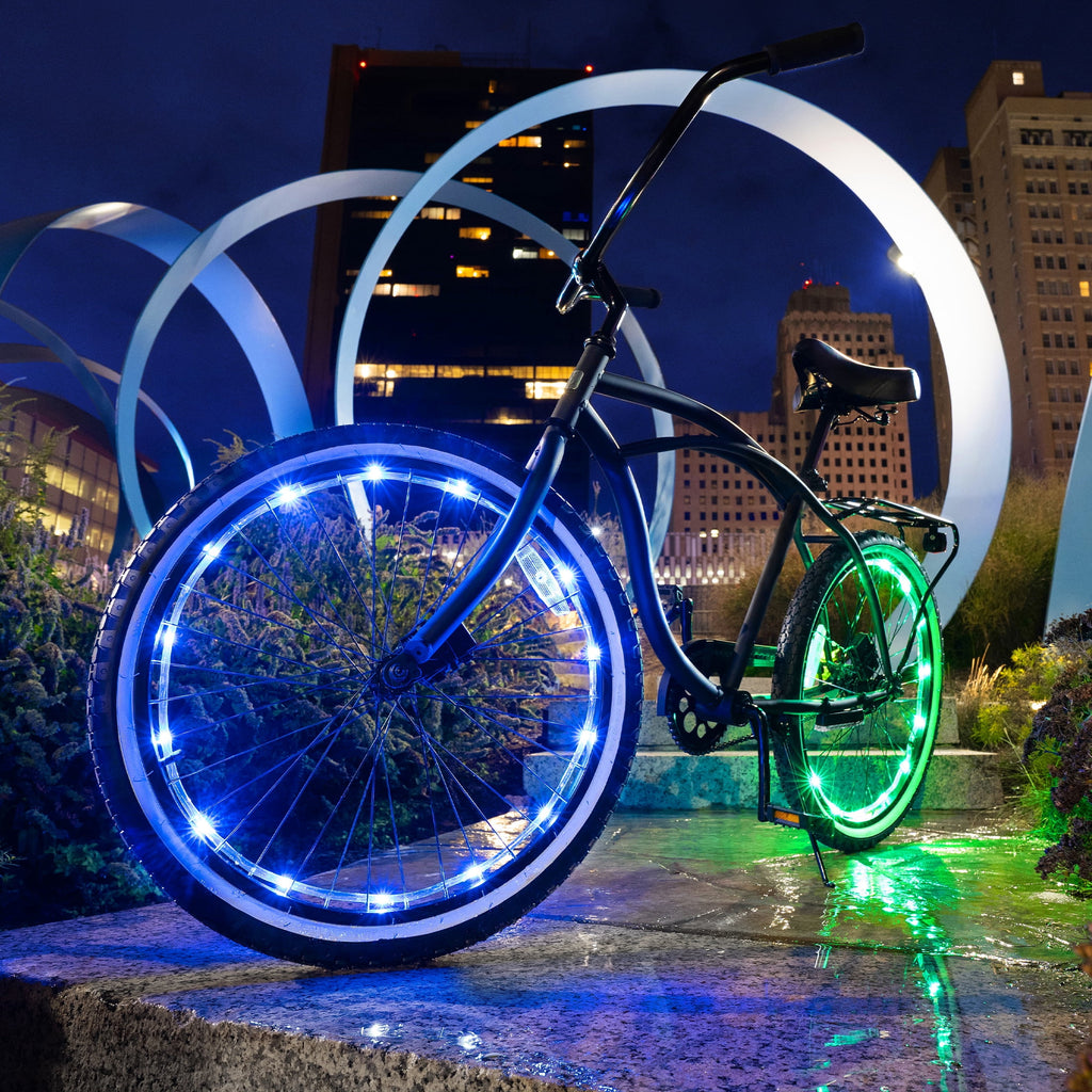 Blue LED Bicycle Wheel Light (2 pack) N230