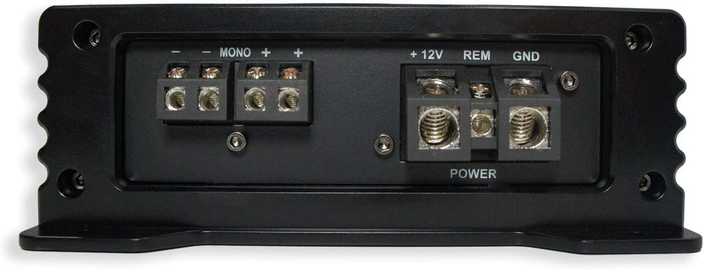 Dual 10 Black Sub Box Enclosure & Amp O7880
