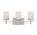 3 Light Bath Bar in Satin Nickel I965