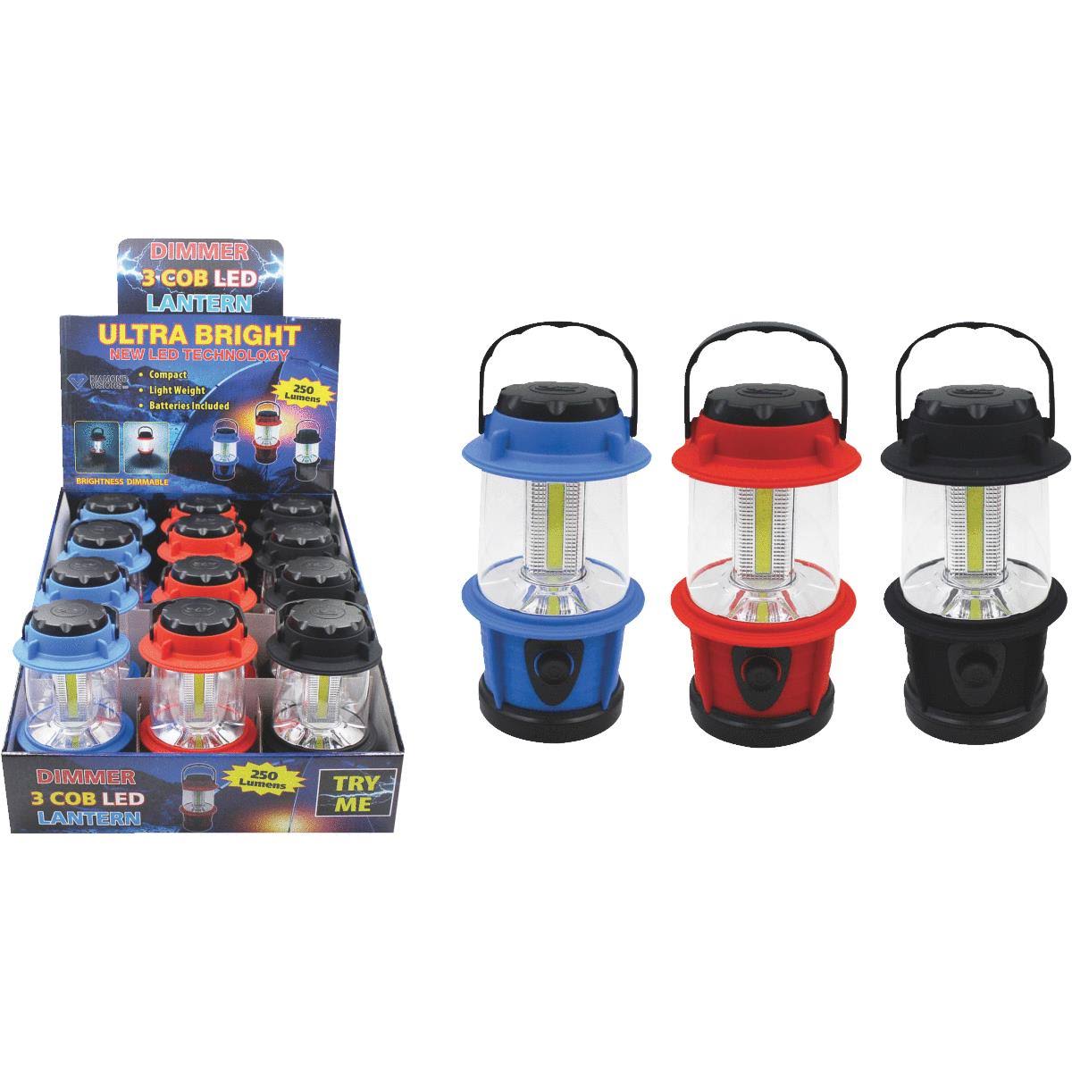 COB LED Lantern with Dimmer - Case of 12 O7799