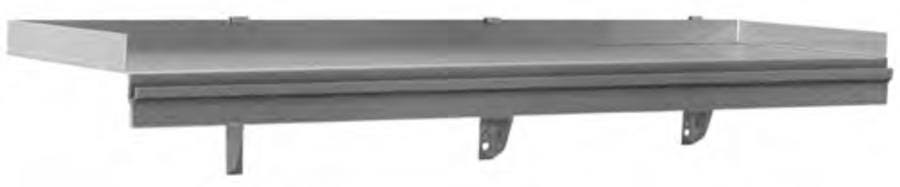 Wall-mounted Shelf with Ticket Rail P90272