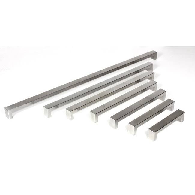 10-1/2-Inch Stainless Steel Brushed Nickel Cabinet Bar Pulls (Set of 15) E3551