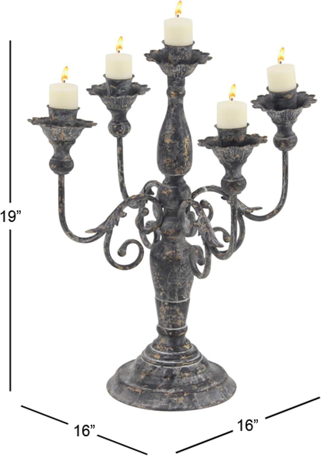 Gray Candelabras W59608
