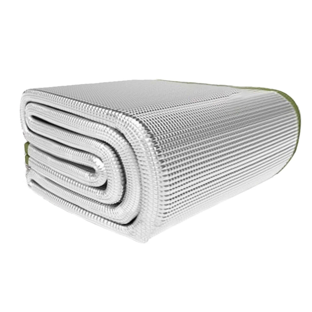 Camping Mat Aluminum Foil Sleeping Mattress Pad Waterproof Folding Insulation Foam Sleeping Mat 200cmx300cmx0.5cm C296521