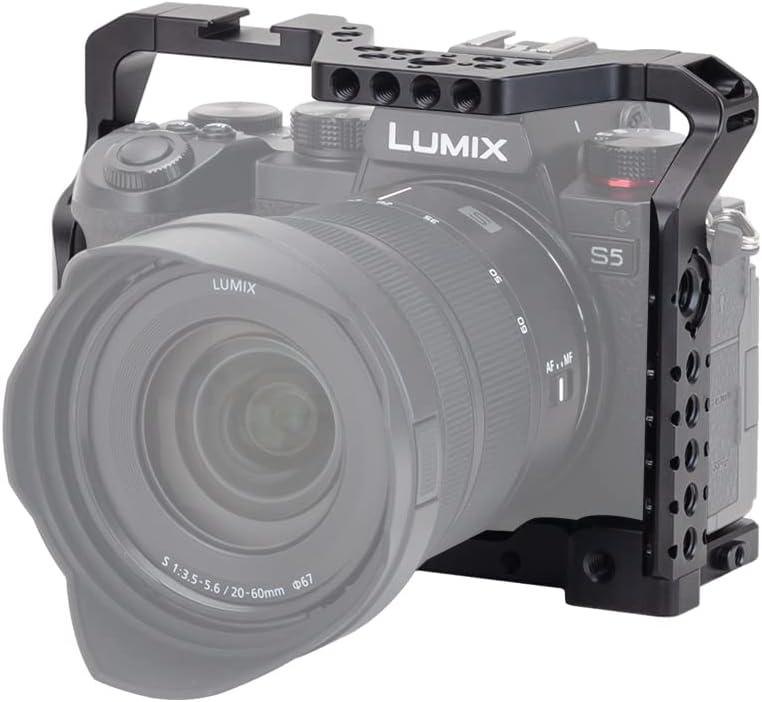 Cage for Panasonic Lumix S5 with Built-in NATO Rail M571445