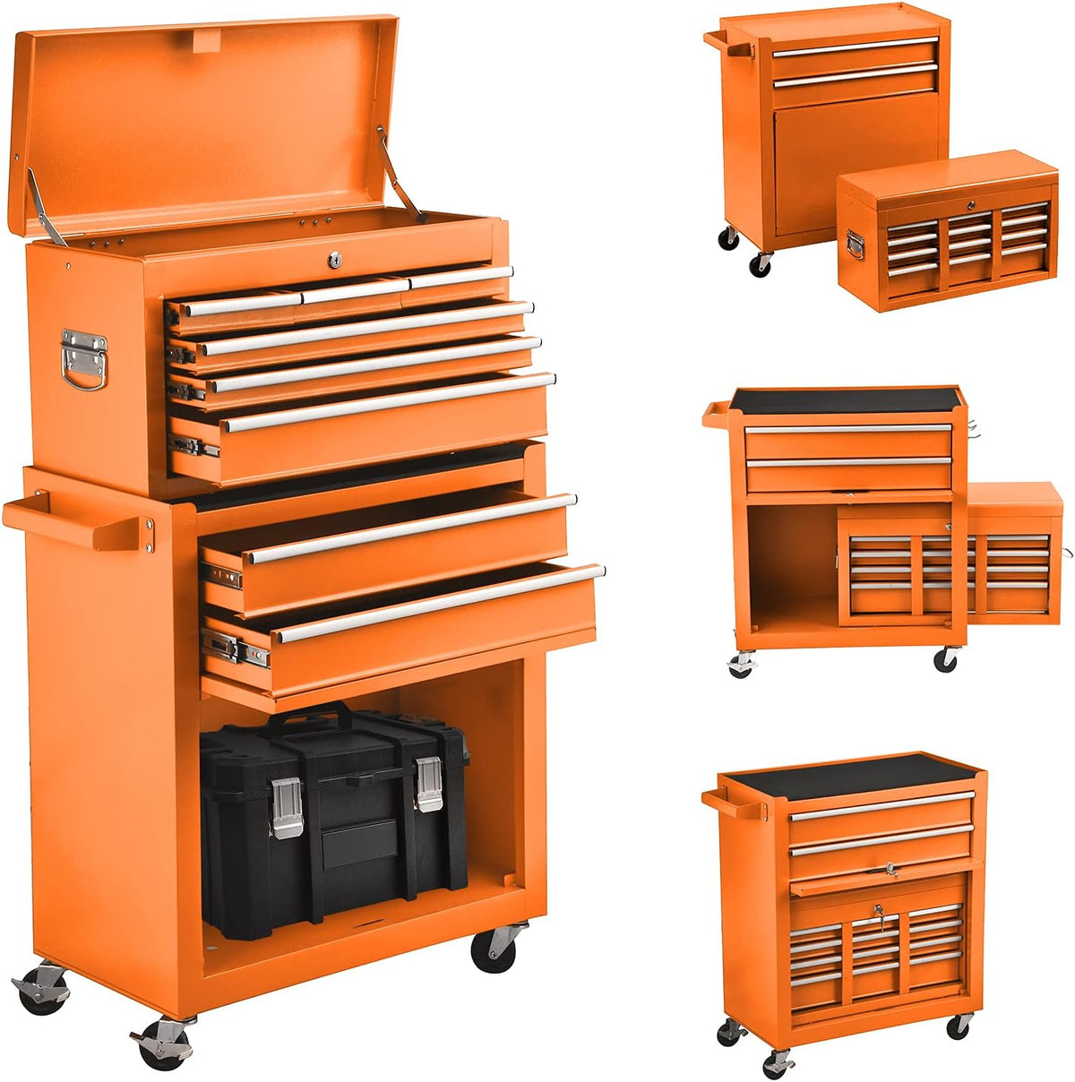 8-Drawer Rolling Tool Chest with Lock S9681