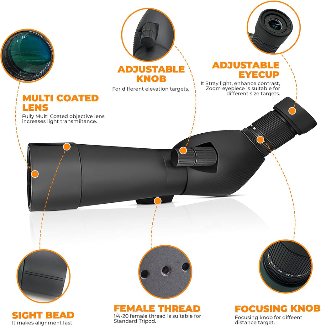 Bird Spotting Scope with Tripod and Phone Adapter O88111