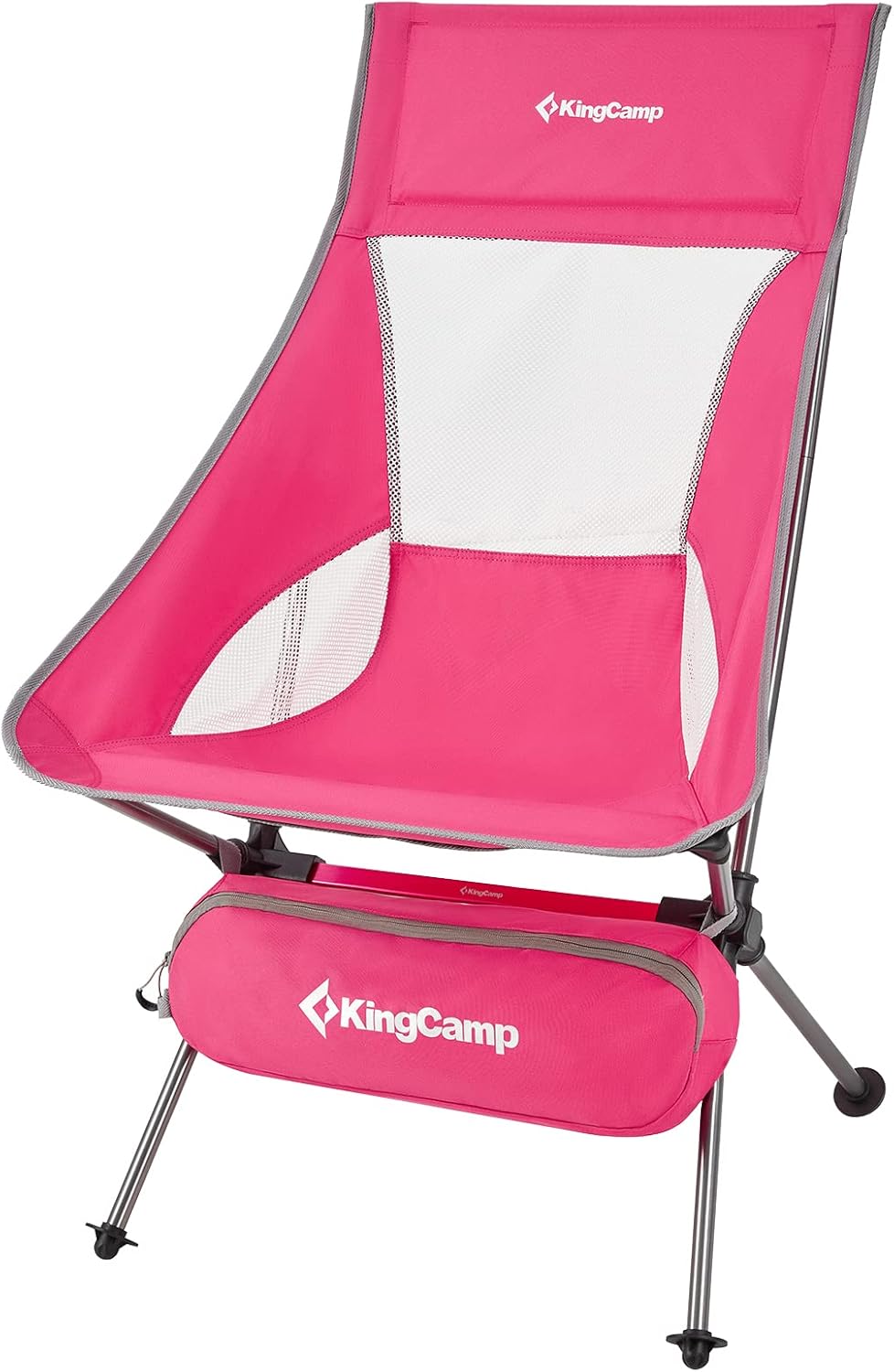 Ultralight High Back Folding Camping Chair with Armrest, 2 Pack, Carry Bag L6865