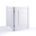 White Plastic Garden Fence G58877