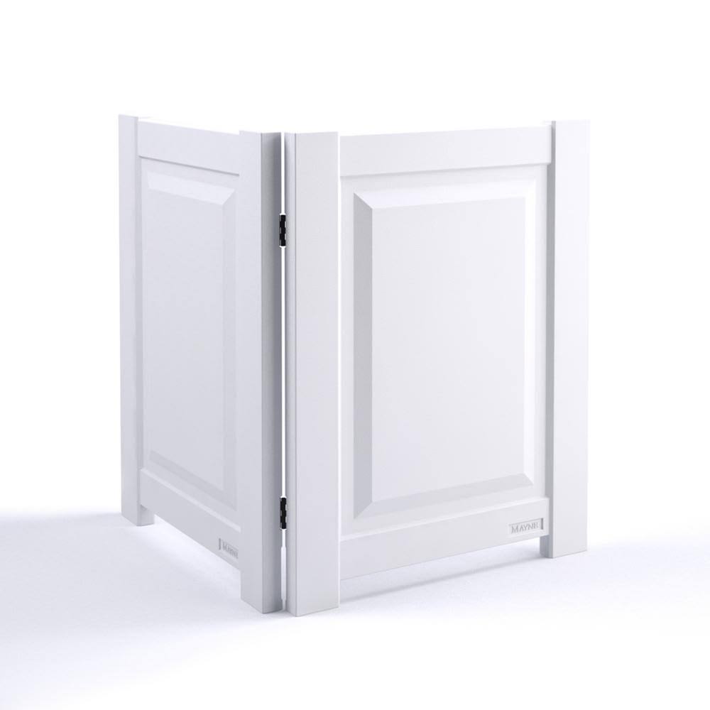 White Plastic Garden Fence G58877
