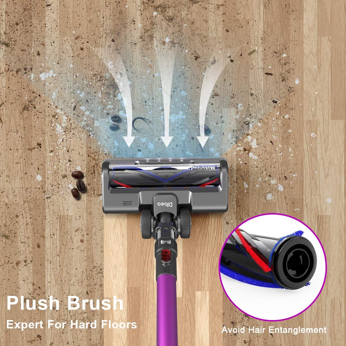 Cordless Stick Vacuum Cleaner 2 in 1 Handheld Vacuum B5077