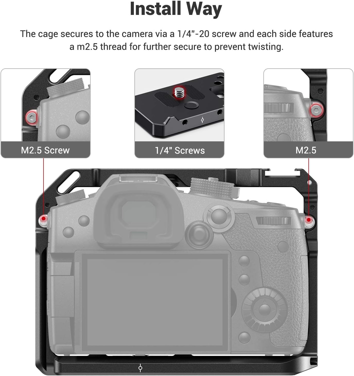 Cage for Panasonic Lumix Camera V996
