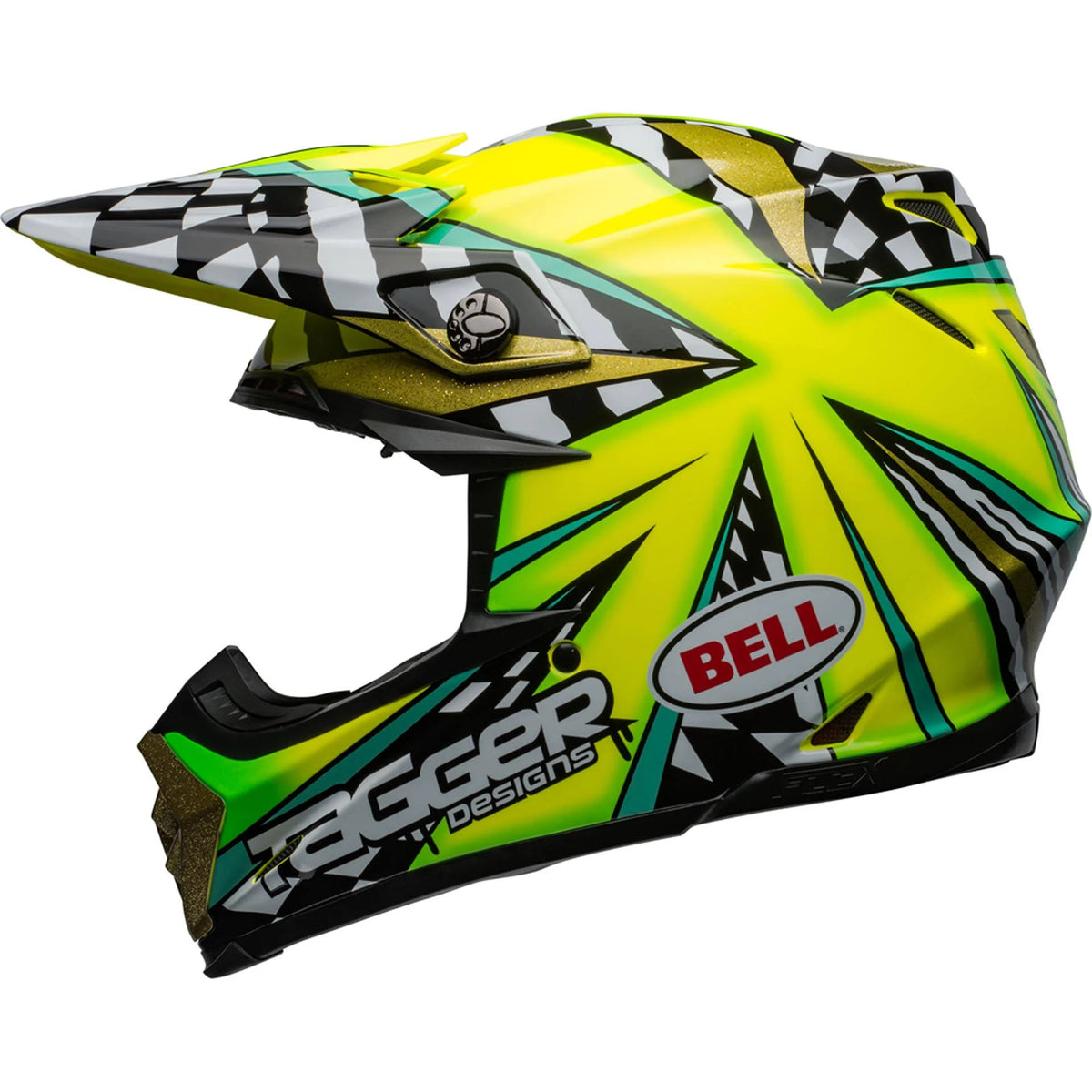 Green/Black/White Carbon Flex Helmet K53452