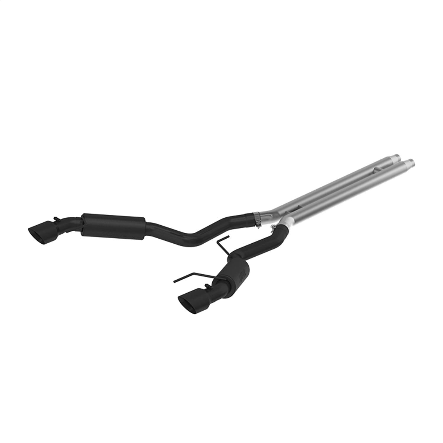 3x22 Black Cat-Back Exhaust System A1348