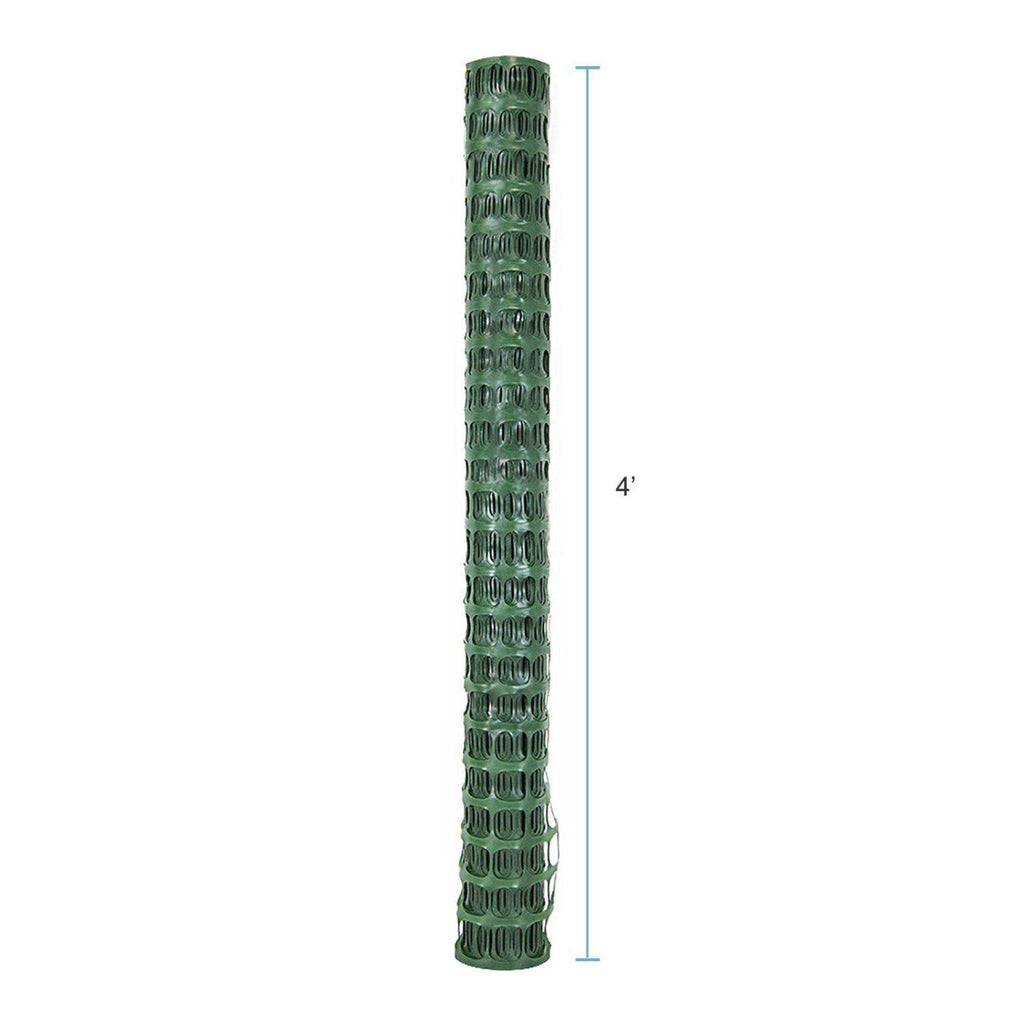 Green Plastic Temporary Fencing Mesh Snow Fence Garden Netting 4 x 100 Feet F496