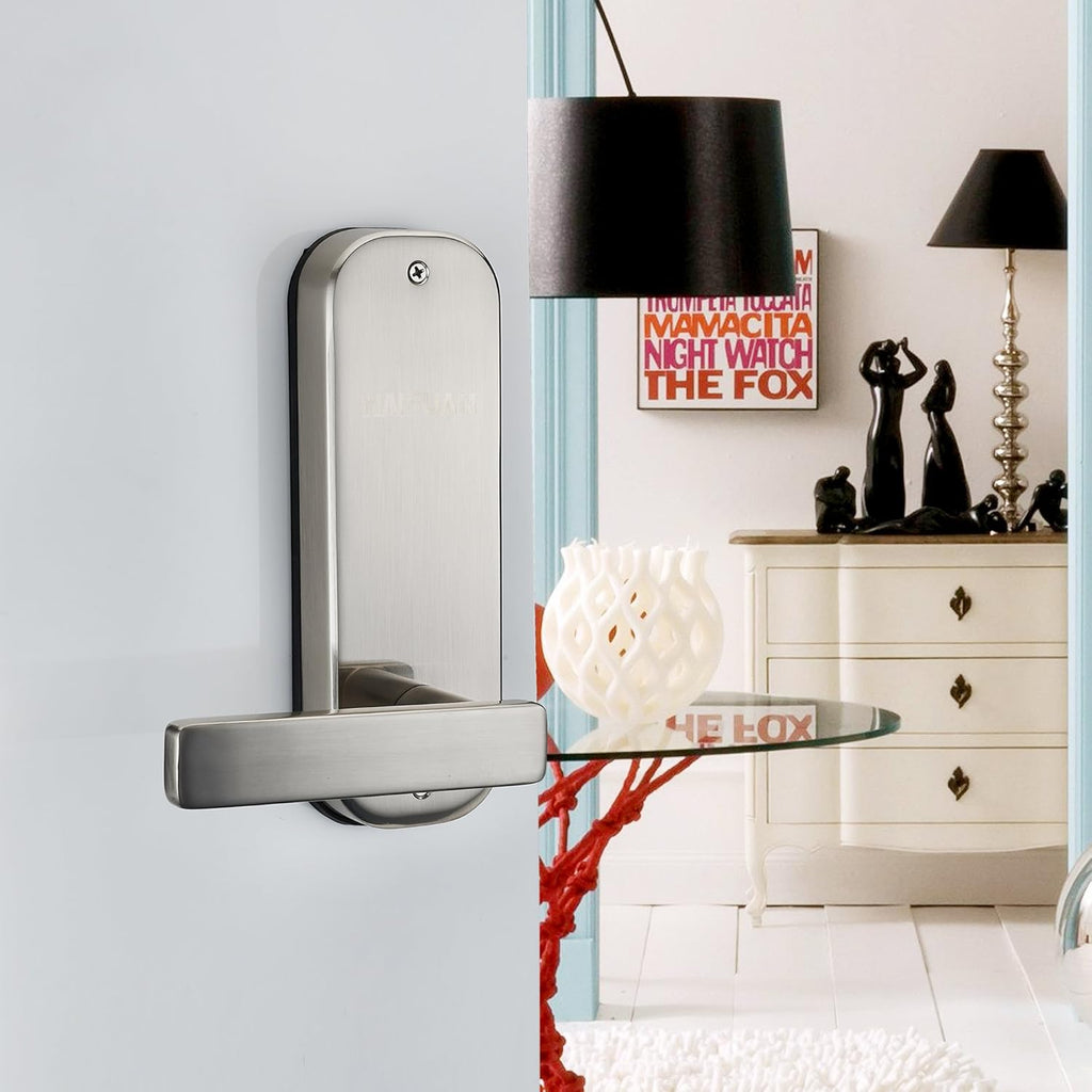 Bluetooth Digital Door Lock, Nickel Brushed Y549856