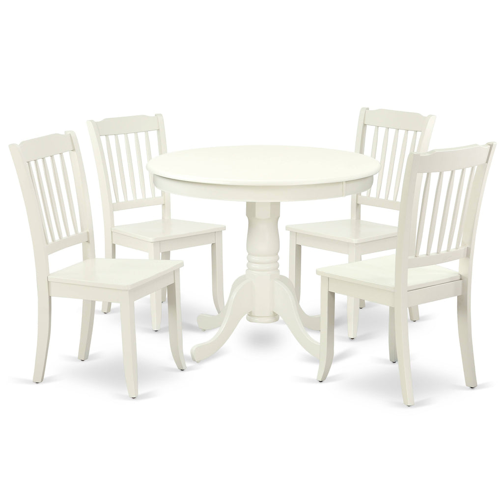 5pc Round Table and 4 Chairs Z7623