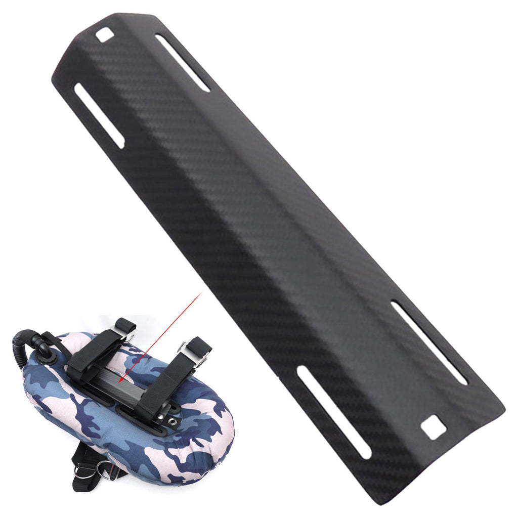 Carbon Fiber Single Tank Adapter for Scuba Diving BCD Backplate W6941