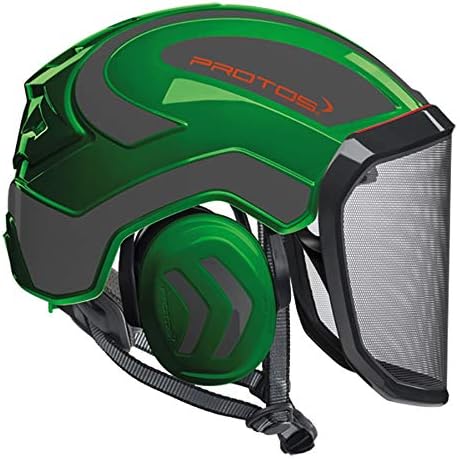 Green & Grey Arborist Helmet T3345