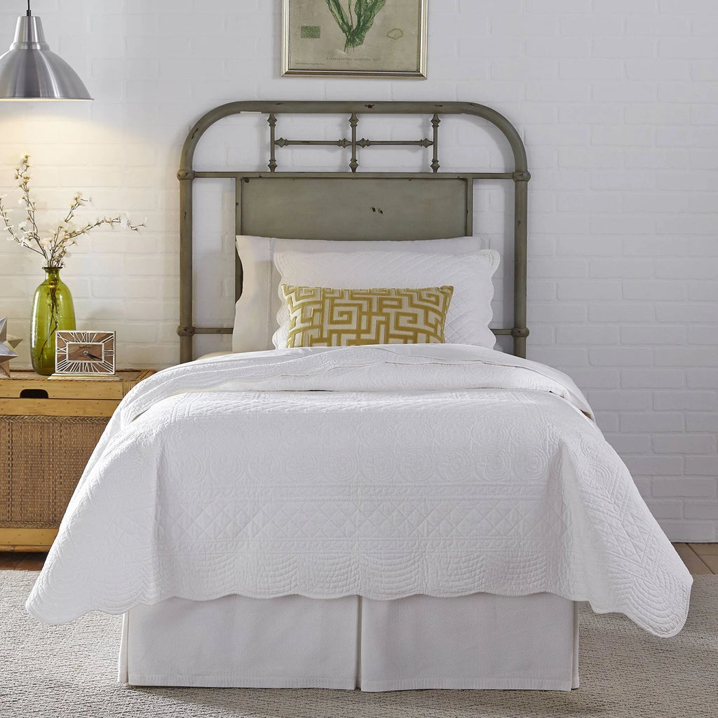 Green Metal Headboard K129